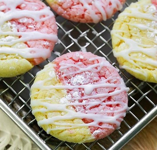 Strawberry lemon cookies